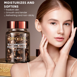 Os ingredientes orgânicos antienvelhecimento da glicerina da vitamina <span class=keywords><strong>E</strong></span> do vegano da cara do soro do óleo do Jojoba de Mercilen aliviam a secura OEM - Product Image 2