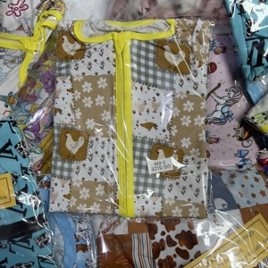 Pijamas de Bambú Viscosa con Estampado Personalizado al por Mayor, Pelele de Bambú Orgánico con Doble Cremallera para Bebés, Ropa de Dormir para Niños Pequeños - Product Image 3