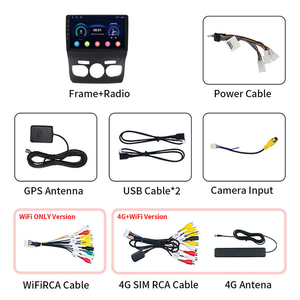Radio Reproductor Android de 10 Pulgadas con Pantalla Táctil 2 Din, 2+32G/4+64G, 8 Núcleos, GPS, Navegación para <span class=keywords><strong>Citroen</strong></span> <span class=keywords><strong>C4</strong></span> C4L 2013~2017, <span class=keywords><strong>Carplay</strong></span> Inalámbrico - Product Image 2