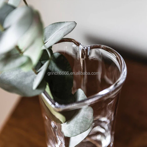 2025 thủy tinh highgate nụ tim bình thủy tinh hình trái tim bình cho hoa thủy tinh trái tim hoa bình - Product Image 5