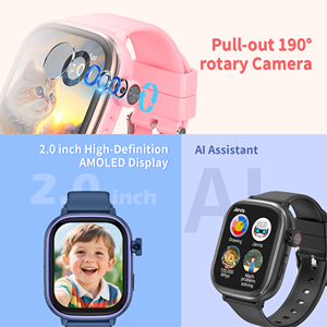 <span class=keywords><strong>Smartwatch</strong></span> con Schermo AMOLED HD, 12mm, Lunga Autonomia, <span class=keywords><strong>GPS</strong></span> AI, SOS, per Adolescenti, Bambini e Adulti, con Slot SIM e Funzione <span class=keywords><strong>Tracker</strong></span> - Product Image 3