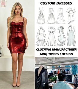 Vestido corto entallado metálico rojo para mujer con tirantes finos, escote corazón, sin mangas, brillante, ideal para fiestas y salidas nocturnas. - Product Image 1