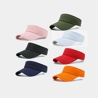 Gorra de Béisbol Personalizada de Alta Calidad al por Mayor, con Visera para el Sol, Ajustable, con Parte Superior Vacía, de Algodón, para Hombre y Mujer