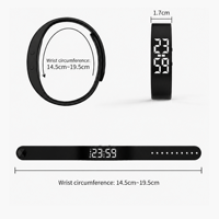CARDSILK Bracelet lumineux haut de gamme et montre électronique avec bracelet connecté intelligent pour femmes, idéal pour la promotion d'événements, vente en gros