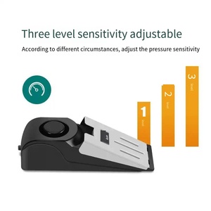 Không dây cửa Dừng Báo động 120dB Loud Home cửa cao su Nhà nhựa an ninh chống trộm cửa khối hệ thống doorstop áp lực báo động - Product Image 4