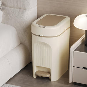 EcoFriendly Plastic Waste <b>Bin</b> 50L Capacity Donation DropOff with <b>Pedal</b> - Product Image 1