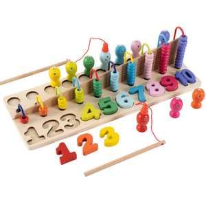 Alta calidad <span class=keywords><strong>de</strong></span> los niños Montessori juego bebé número Abacus <span class=keywords><strong>de</strong></span> paño del bebé almohada del bebé apaciguar toalla/babero zapatos - Product Image 4