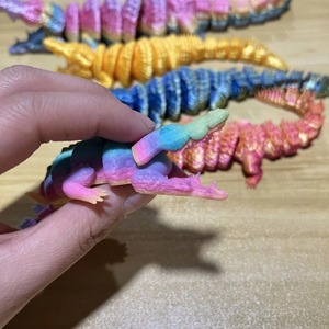 Modelo de Juguete de Cocodrilo Impreso en 3D, Figura de Plástico Articulada y Creativa para Niños - Product Image 3