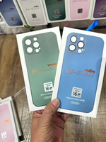 AG Verre Mat Silicone Mobile Case Pour iPhone 16 14 11 13 12 15 Pro Max Plus Cases Avec Objectif Caméra Film Couverture Accessoires