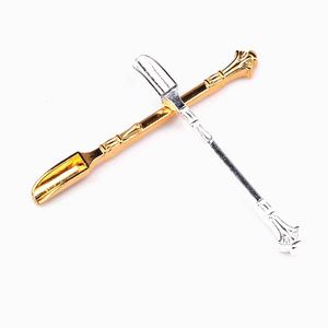 Mini-cuillère à miel écologique de 80 mm, porte-clés, outils de cuisine en métal imprimé, artisanat - Product Image 3