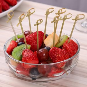 Palillos de Bambú Anudados a Mano, Palillos Decorativos de Bambú para Aperitivos, para Fiestas, Catering y Eventos - Product Image 2