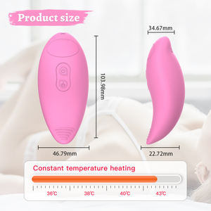Dildo De Silicone Ylove Para Massagem De Mama Feminina 10 Modos De Vibração Plus Head Heating com Alegria - Product Image 2
