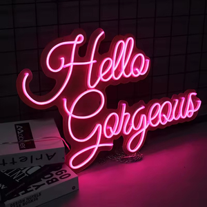 Wholesale Custom Flexible <b>LED</b> Neon Acrylic <b>Letters</b> for Office & Garden Use with 1-Year Warranty IP65 Rating - Product Image 2