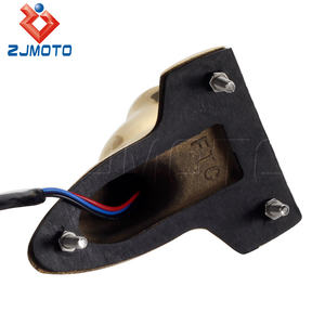 Luz trasera LED pulida para motocicleta Harley Bobber Chopper Cafe Racer Old School, luz trasera para matrícula, 12V - Product Image 4