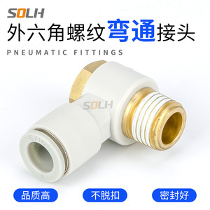 ข้อต่อท่อลมอเนกประสงค์แบบข้อศอก ท่อเดี่ยว/ท่อคู่ รุ่น KQ2V/KQ2Z-04-01/06-01/08-01/10-01S ผลิตจากทองแดงทนทาน - Product Image 5