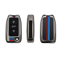 Roewe RX5 et MG MG3 MG5 MG6 MG7 MG ZS GT GS 350 360 750 W5 Metal Flip Car Key Cover Zinc Alloy Remote Key Case Accessoires Auto