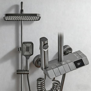 Ensemble <span class=keywords><strong>de</strong></span> <span class=keywords><strong>douche</strong></span> tout cuivre Système thermostatique numérique intelligent Clé <span class=keywords><strong>de</strong></span> piano Valve céramique Pluie douce Robinet pressurisé <span class=keywords><strong>Colonne</strong></span> <span class=keywords><strong>de</strong></span> <span class=keywords><strong>douche</strong></span> - Product Image 5