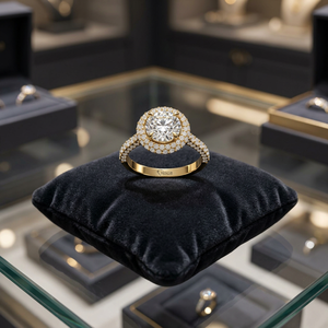 Anillo de Diamante Cultivado en Laboratorio con Corte Redondo Brillante, Plata de Ley 925, Oro de 9K, 14K, 18K, Joyería Elegante para Compromiso y Boda para Mujer - Product Image 5