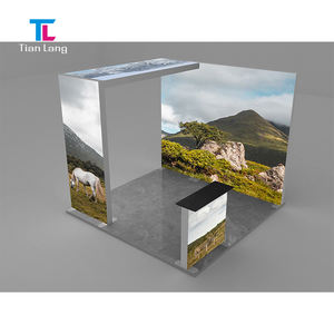 Stand d'exposition TianLang Stands d'exposition Lightbox Expo affiche des murs rétroéclairés Seg Lightbox Booth Display - Product Image 4