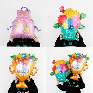 ลูกโป่งตกแต่งงาน<span class=keywords><strong>วัน</strong></span>แม่ BLN ขนาด 18 นิ้ว ลูกโป่งฟอยล์รูปการ์ตูน<span class=keywords><strong>วัน</strong></span>แม่แสนสุข ทำจากวัสดุ PET - Product Image 1