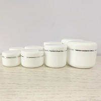 10ml 20ml 30ml 50ml 250ml 8 Oz Pot De Crème Conteneur Large Bouche PP En Plastique Baume Nettoyant Cosmétique Cheveux Corps Beurre Conteneurs