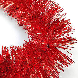 Ghirlanda di Orpelli Natalizi in <span class=keywords><strong>PET</strong></span> Multicolore Opzionale, Decorazione per Albero di Natale, Fornitore di Decorazioni per Feste e Matrimoni - Product Image 6
