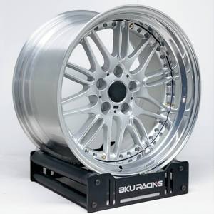 Rines Bku Forged de 2 Piezas, 5x120, 18, 19, 20, 21 Pulgadas, Estilo M Parallel 37, Rueda de Aleación Plateada para BMW E46 E34 E90 E92 E60 E38 E39 F10 - Product Image 1