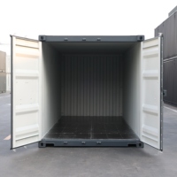 Nouveau conteneur d'expédition standard 20GP de grande capacité 30,5 m3, stockage à sec, anti-corrosion, système de verrouillage sécurisé, plancher en bois, hydraulique