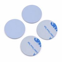 Individuell Bedruckte 25mm Runde Selbstklebende NFC RFID PVC-Etikettenkarte für Unternehmens-Zugangskontrolle