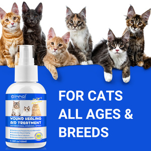 Oimmal 100ml Soin des plaies <span class=keywords><strong>pour</strong></span> animaux de compagnie, soulage les démangeaisons et les irritations cutanées, aide à la cicatrisation des plaies, traitement, <span class=keywords><strong>spray</strong></span> antimicrobien, sans danger <span class=keywords><strong>pour</strong></span> les chats - Product Image 6