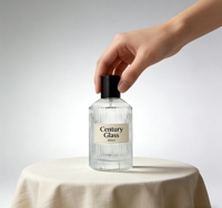 Flacons de parfum cylindriques en verre mat 30ml 50ml 100ml avec pulvérisateur à pompe, étiquette personnalisée, uniques et portables