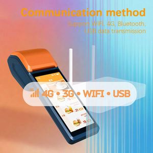 Portable Mini 4 Core WIFI NFC <strong>Android</strong> Terminal Cash Register Mobile <strong>Handheld</strong> Pos <strong>Machine</strong> System With Printer Payment - Product Image 3