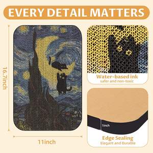 Modern Large Classic Art Wall-Mountable <strong>Cat</strong> Scratching Board &amp; Sofa Bed Eco-Friendly Durable Indoor <strong>Cat</strong> <strong>Toy</strong> - Product Image 2
