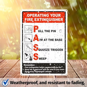 อุปกรณ์ดับเพลิงพลาสติกกันน้ำ10*14นิ้วอุปกรณ์ดับเพลิงสำหรับโรงเรียนโรงพยาบาลอุปกรณ์ดับเพลิงขายส่ง securun - Product Image 5