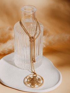 Collar con Colgante de Estrella Hexagonal Hueca de Acero Inoxidable con <span class=keywords><strong>Mapa</strong></span> de Israel, Diseño de Seis Estrellas, Precio de Fábrica al por Mayor - Product Image 2