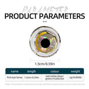 Độ sâu LED ánh sáng dưới nước không thấm nước LED nhấp nháy nightsquid Mồi câu cá mồi mắt cá Mini <span class=keywords><strong>Flash</strong></span> ánh sáng câu cá ban đêm - Product Image 3