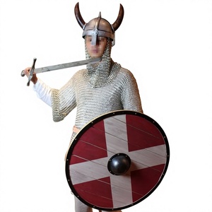 <span class=keywords><strong>Casco</strong></span> Vikingo/Conjunto <span class=keywords><strong>de</strong></span> Espada y Escudo <span class=keywords><strong>de</strong></span> <span class=keywords><strong>Caballero</strong></span>, Accesorios Decorativos para Actuaciones Comerciales, Usables, Personalizables, Hechos en China - Product Image 1