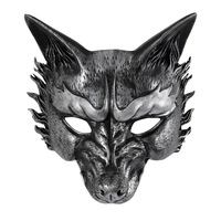Masque d'Halloween en mousse PU 3D en forme de renard pour Mardi Gras, bal de carnaval, fête, vente chaude à l'export, ROLEPARTY 23x25x2cm