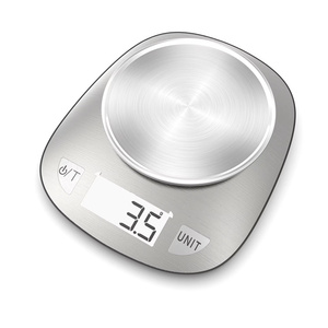Báscula Digital Inteligente de Cocina Veidt de Acero Inoxidable de 5 kg con Tapa, Funciona con Batería, Modelo SF-228 - Product Image 4