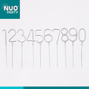 Wunderkerze 30th 40th 18th 21st số sinh nhật hình Lấp Lánh Vàng cho bánh - Product Image 2