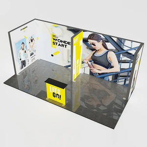 TianLang Salon Stand d'affichage Boîte à lumière Boîte à lumière publicitaire avec salle de stockage et support d'exposition mobile TV - Product Image 3