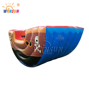 WINSUN Jeu de parcours d'obstacles gonflable pour enfants en forme de baleine, en PVC, sans plomb et ignifuge, capacité maximale de 200 kg - Product Image 2