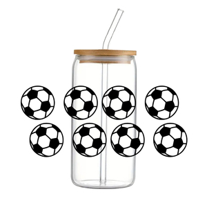 Bóng đá bóng rổ bóng chày phim hoạt hình UV không thấm nước dtf Sticker 16oz cho sổ lưu niệm trường hợp điện thoại DIY gốm cup bọc Sticker - Product Image 4