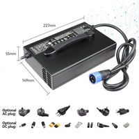 Cargador Súper Rápido Robot de 1000W 48V/17A 60V/14A 72V/11A con Certificación UL para Bicicletas Eléctricas, Montacargas, AGV, Cortacéspedes, Drones y Patinetes Eléctricos