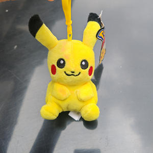 Vente en gros de jouets en peluche de la série Pokémon de 10 cm/4 pouces, mini pendentif <span class=keywords><strong>Pikachu</strong></span>, porte-clés de dessin animé, vente directe d'usine, cadeaux promotionnels - Product Image 3