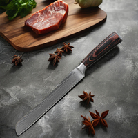 Couteau à pain forgé à la main chaud couteau de cuisine Sushi sashimi Sashimi couteau antiadhésif coupe-viande