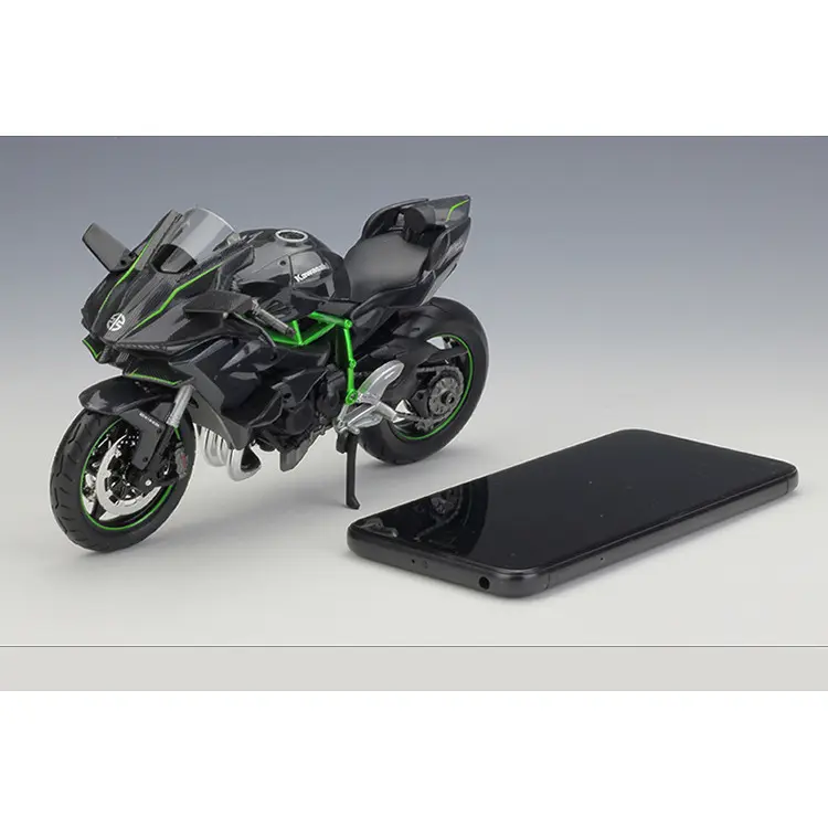 1:12 Modelo veículos H2R Ninja Motor Bike Racing Motorcycle Coleção Diecast Carro de Brinquedo Inteligente