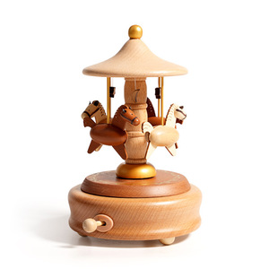 Articolo Popolare Yiyu: Trenino Carosello <span class=keywords><strong>in</strong></span> Legno Fatto a Mano, Minimalista e Moderno, Personalizzabile, con <span class=keywords><strong>Musica</strong></span> di 30 Secondi, Regalo di Compleanno per Bambini - Product Image 1