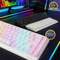 Clavier mécanique AJAZZ NK68 V2 à échange à chaud, clavier filaire RGB 65 %, clavier mécanique compact pour le bureau, la maison et les jeux