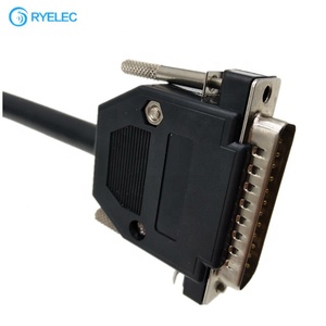 Hot Sale Custom D-Sub 25Pin DB25 Connector Male to DB25 Female Serial Parallel <b>Printer</b> Extension Round Ribble Cable - Product Image 2